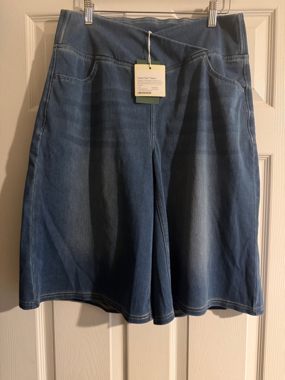 HALARA Blue High-Waist Athletic Shorts